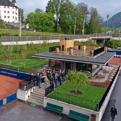 Eröffnung des neuen Clubhauses
